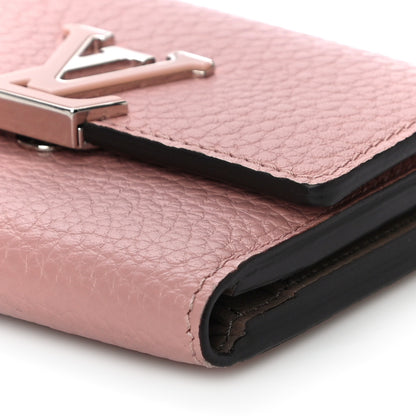 Louis Vuitton Taurillon Capucines Compact Wallet Magnolia 9 of 10