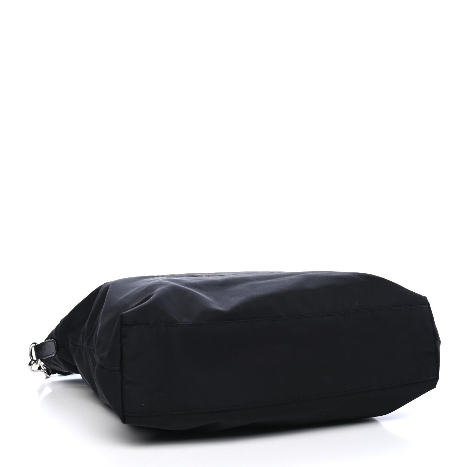 Prada Tessuto Nylon Saffiano Tote Black 3 of 4