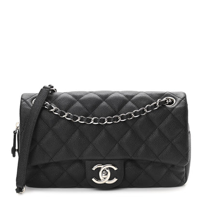 Chanel Caviar Quilted Medium Easy Flap Black 1 of 9