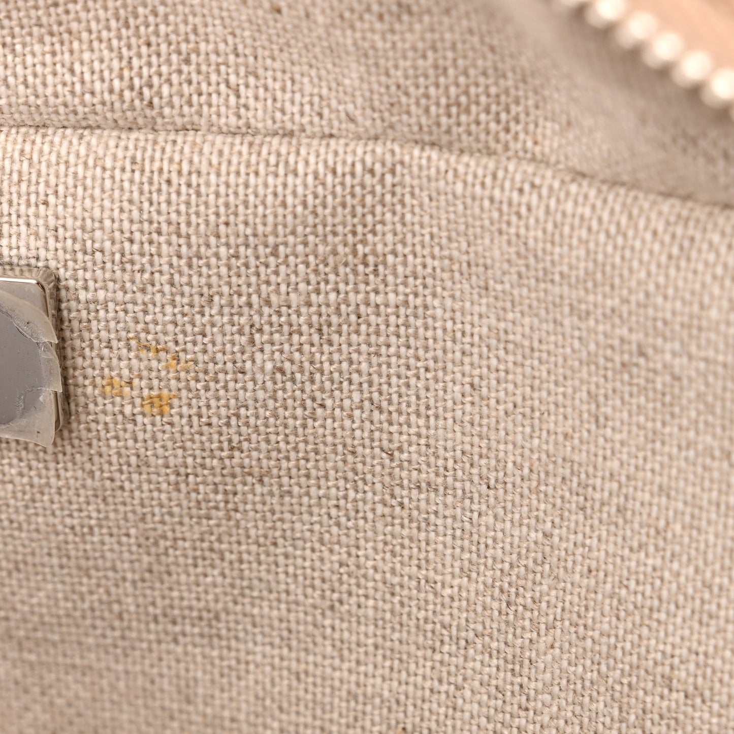 Canvas Deauville Small Bowling Bag Beige