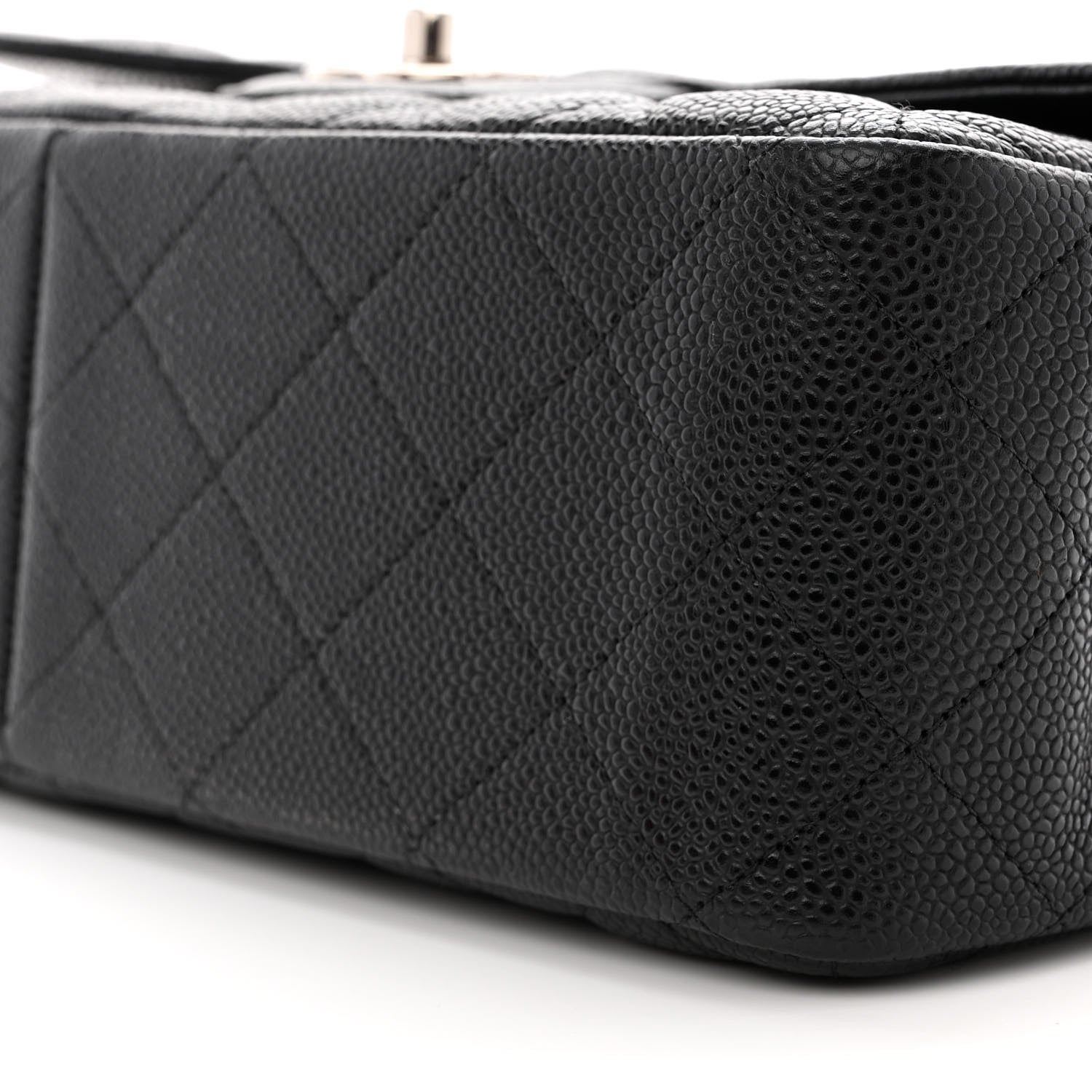 Chanel Caviar Quilted Jumbo Double Flap Black 10 of 12