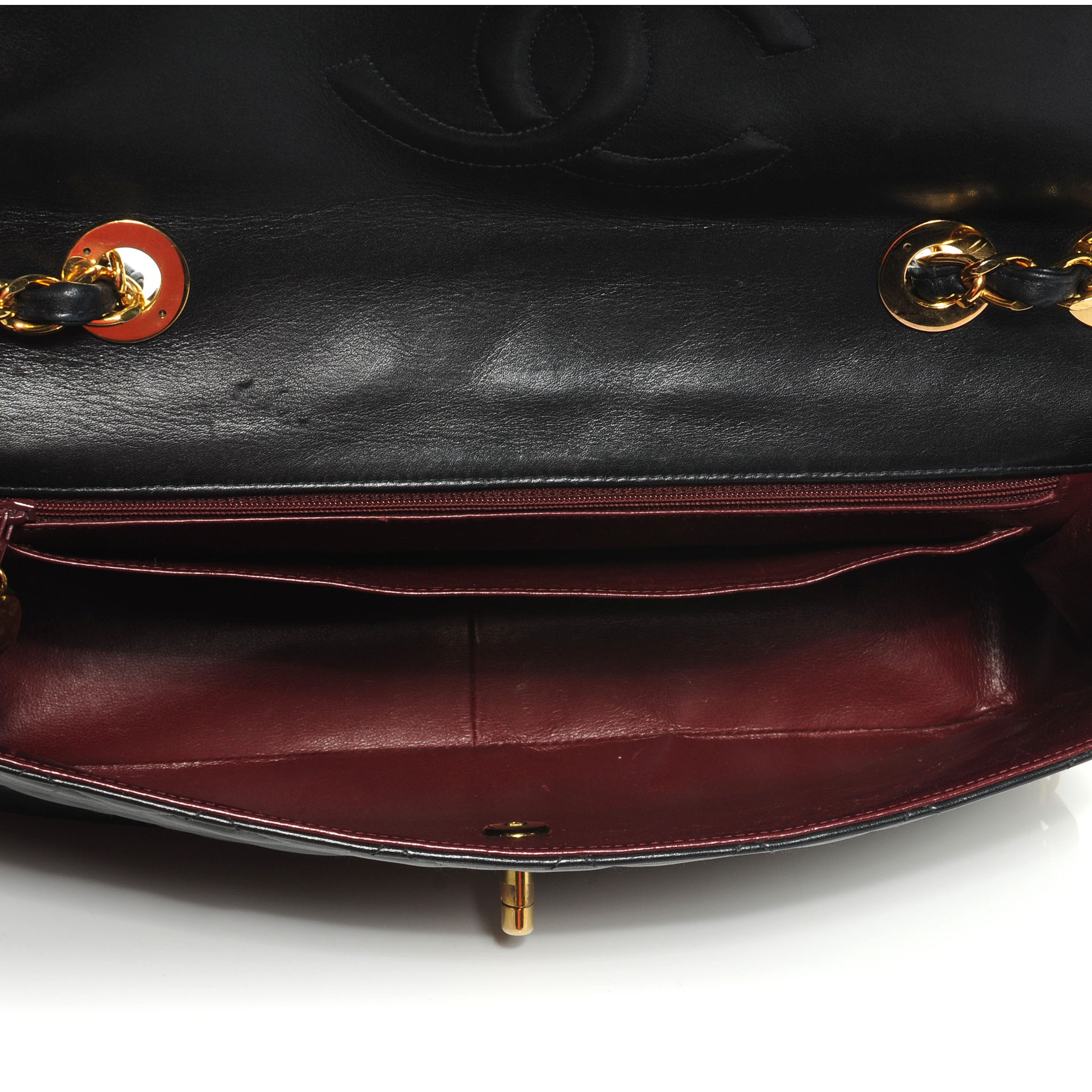 Chanel Lambskin XL Jumbo Flap Black 5 of 8