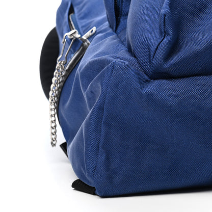 Celine Calfskin Nylon My Own Worst Enemy Backpack Blue 7 of 8