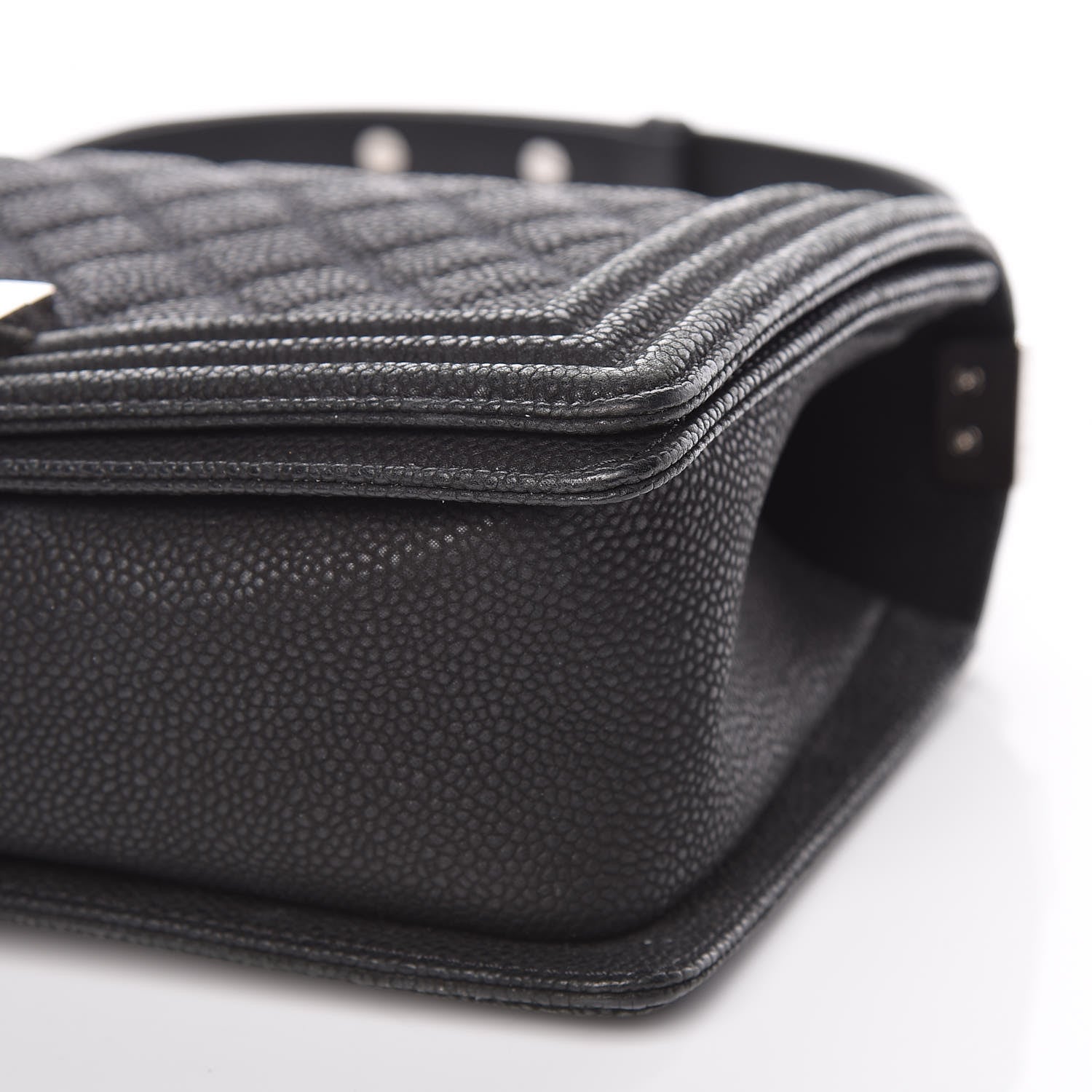 Chanel Iridescent Caviar Quilted Medium Boy Flap Black 10 of 11