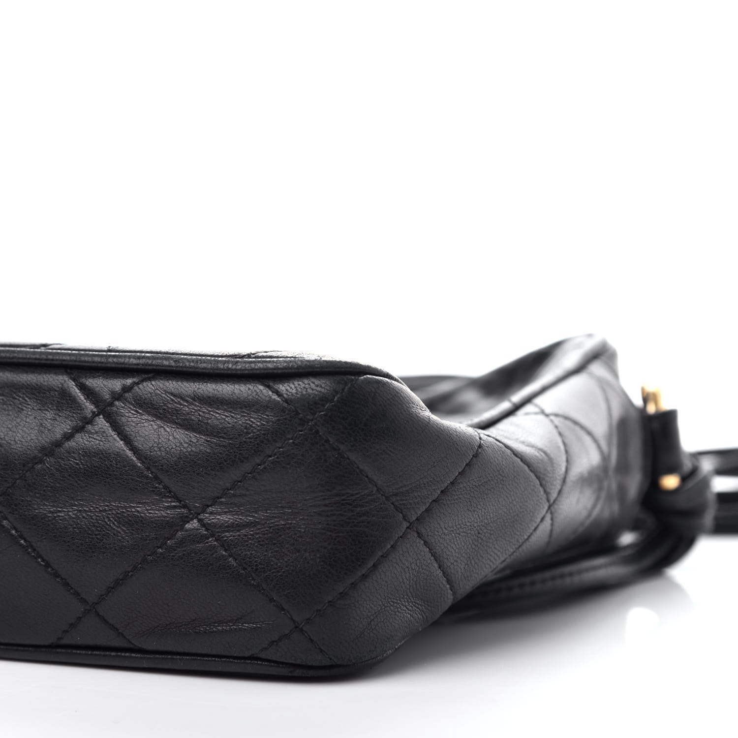 Chanel Lambskin Quilted CC Tassel Camera Case Black 10 of 11