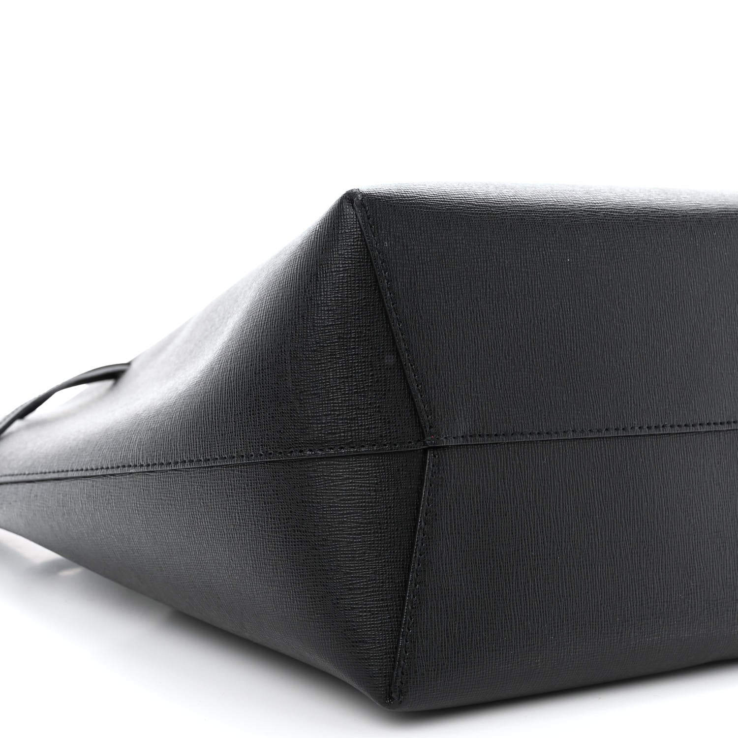 Mansur Gavriel Saffiano Bucket Bag Black Flamma 11 of 14