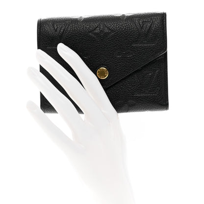 Louis Vuitton Empreinte Victorine Wallet Black 2 of 8
