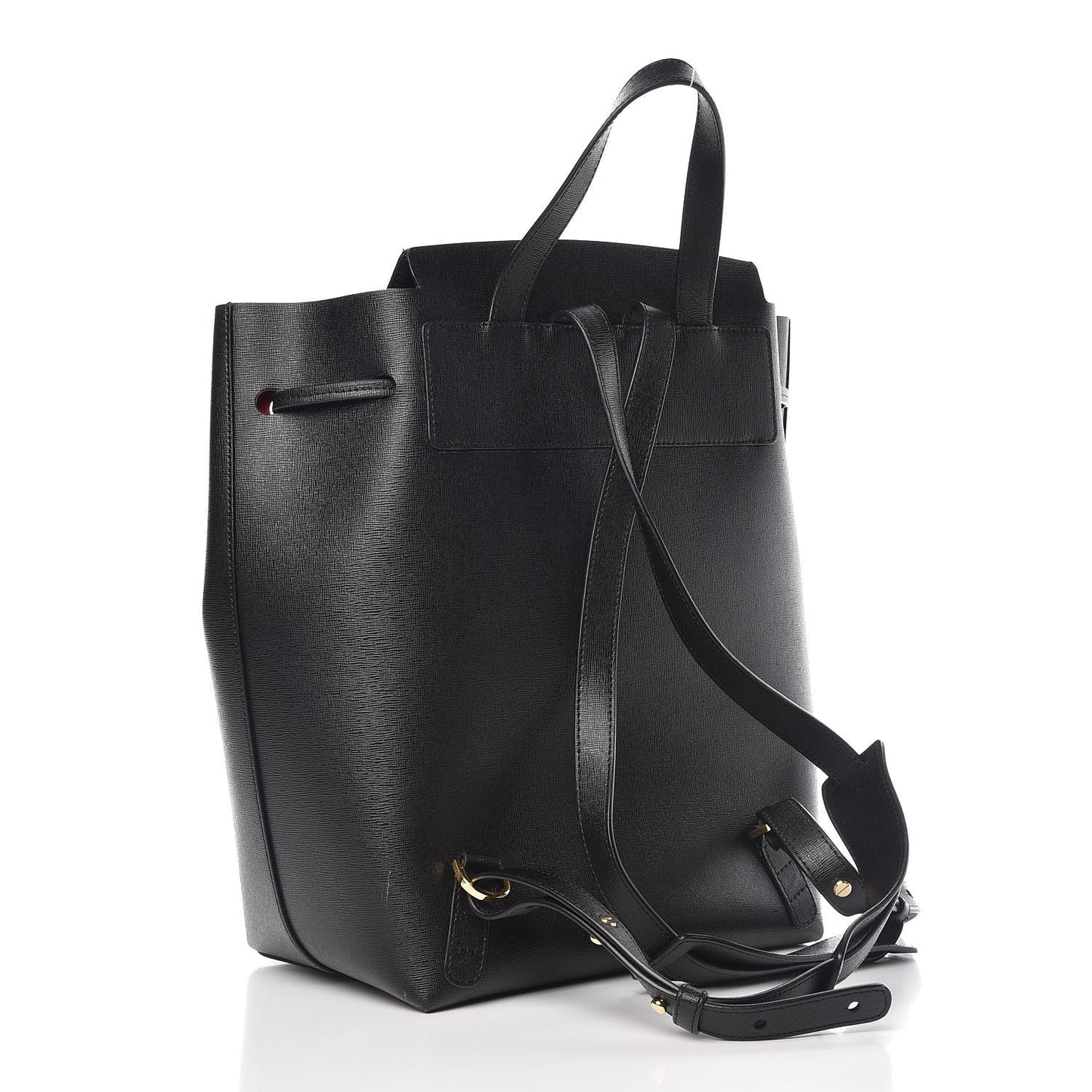 Saffiano Backpack Black Flamma