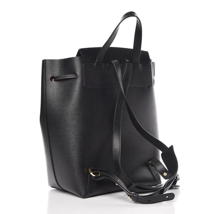 Mansur Gavriel Saffiano Backpack Black Flamma 3 of 14