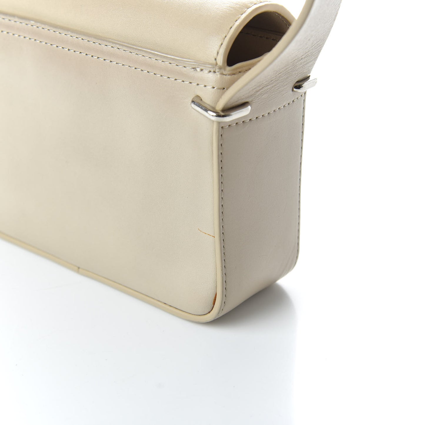Calfskin Mini Alix Crossbody Bag Off White