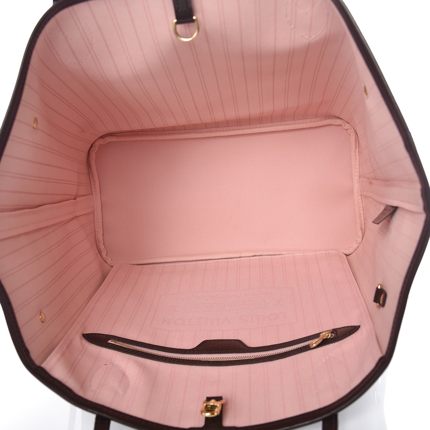 Louis Vuitton Damier Ebene Neo Neverfull MM Rose Ballerine 13 of 20