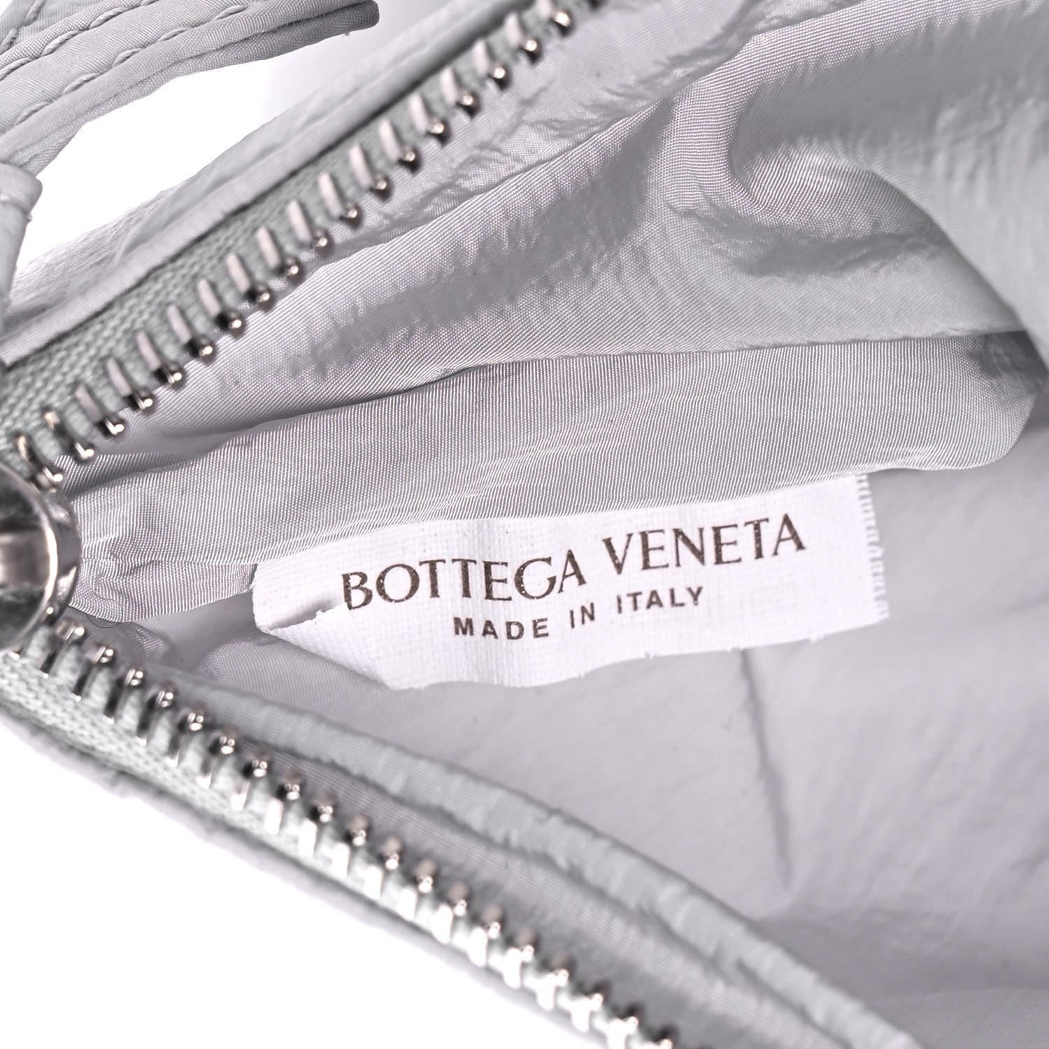 Bottega Veneta Nylon Intrecciato Padded Tech Cassette Bag Frost 8 of 17