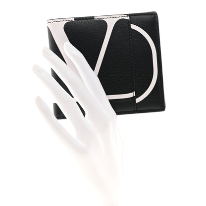 Valentino Garavani Calfskin Go Logo Bi-Fold Wallet Black 2 of 7