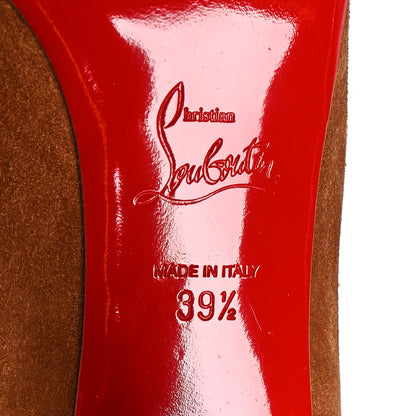 Christian Louboutin Veau Velours Majung 85 Boots 39.5 Ecureuil 6 of 6