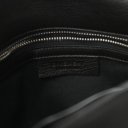 Givenchy Grained Calfskin Medium Pandora Pure Flap Bag Black 8 of 10