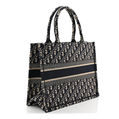 Christian Dior Oblique Medium Book Tote Blue Multicolor 3 of 13