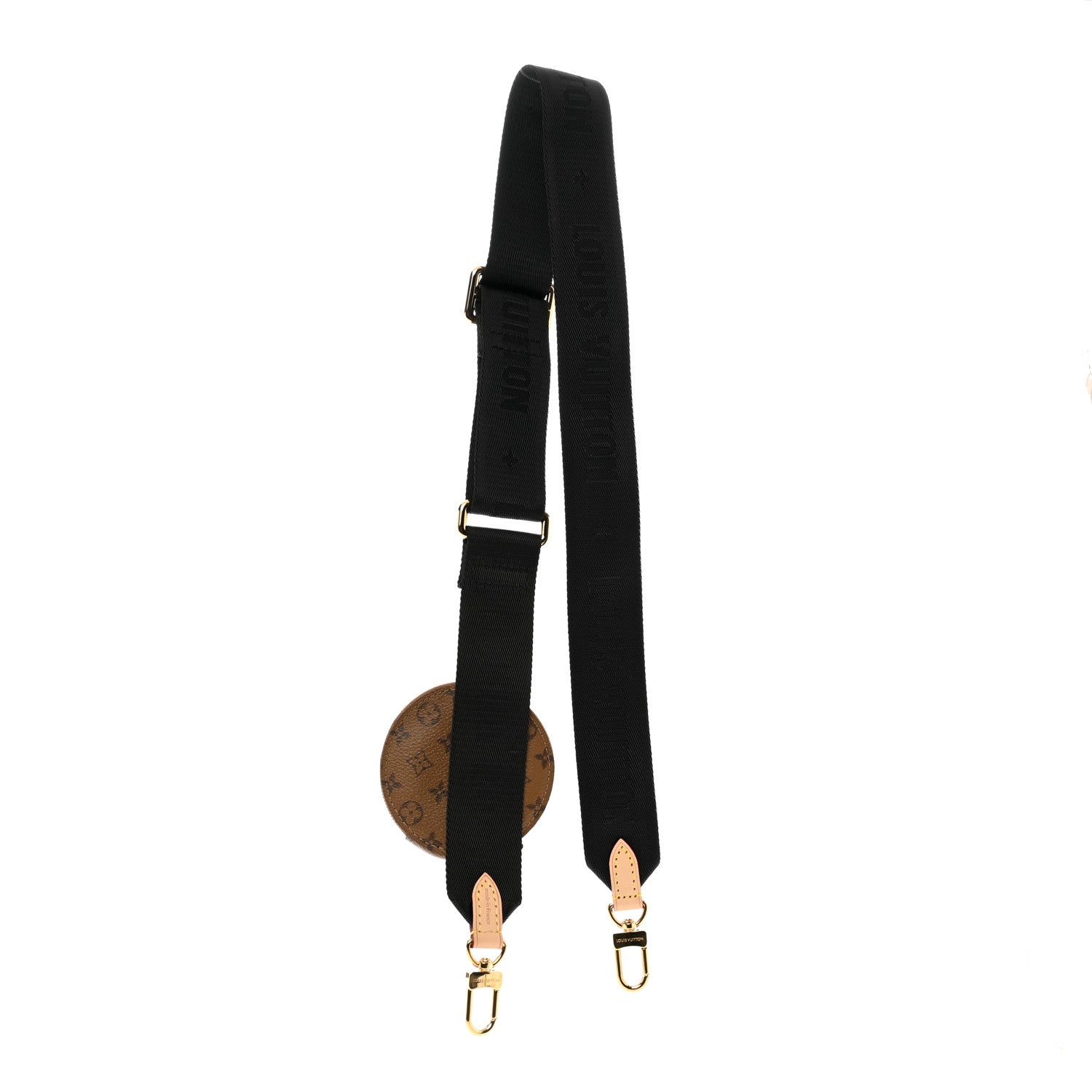 Louis Vuitton Reverse Monogram Multi Pochette Accessories Bandouliere Shoulder Strap Black 2 of 5