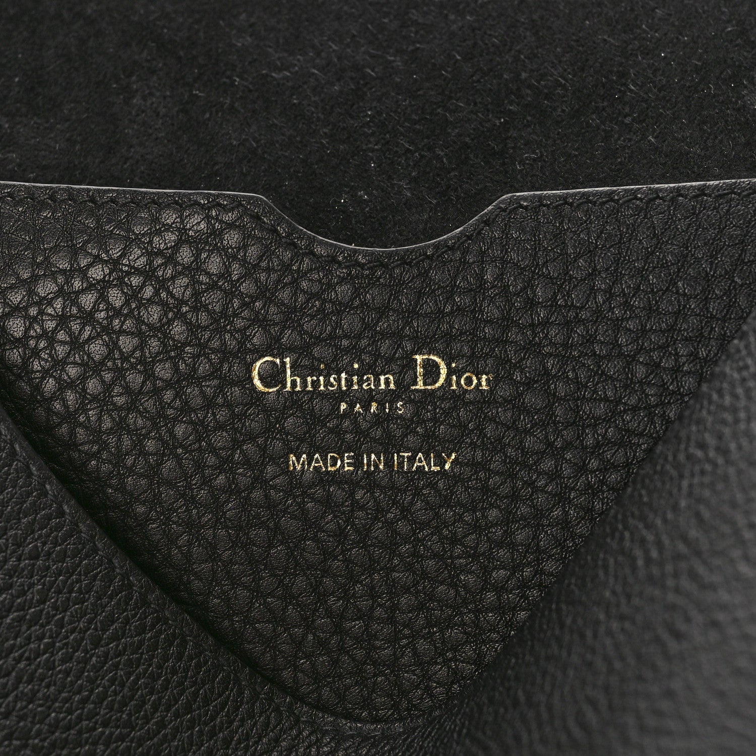 Christian Dior Grained Calfskin Large Bobby Flap Black 6 of 9