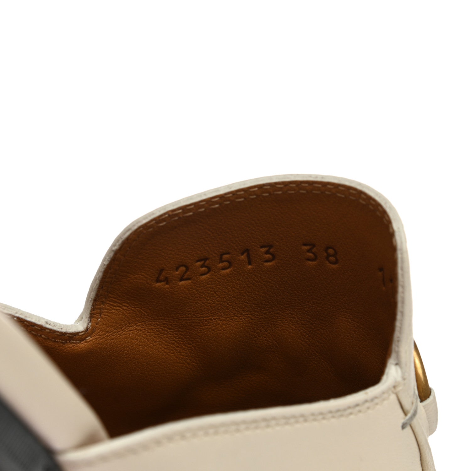 Gucci Malaga Kid Womens Princetown Slippers 38 Mystic White 8 of 9