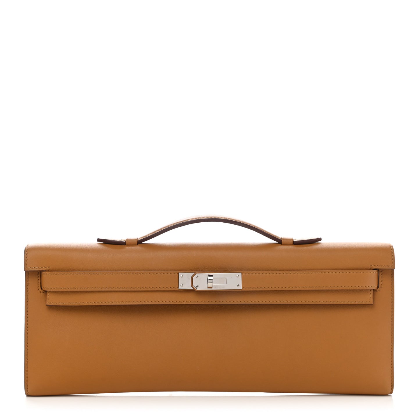 Swift Kelly Cut Clutch Pochette Sesame