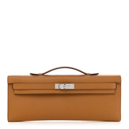Hermes Swift Kelly Cut Clutch Pochette Sesame 1 of 7