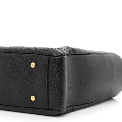 Chanel Caviar Quilted Small Shopping Tote Black 10 of 10