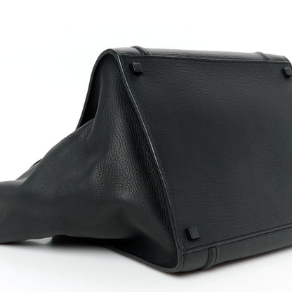 Celine Grained Calfskin Medium Phantom Luggage Black 10 of 11