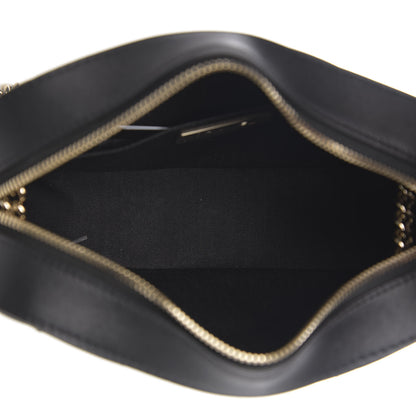 Chanel Calfskin Stitched Button Up Camera Case Black 4 of 9