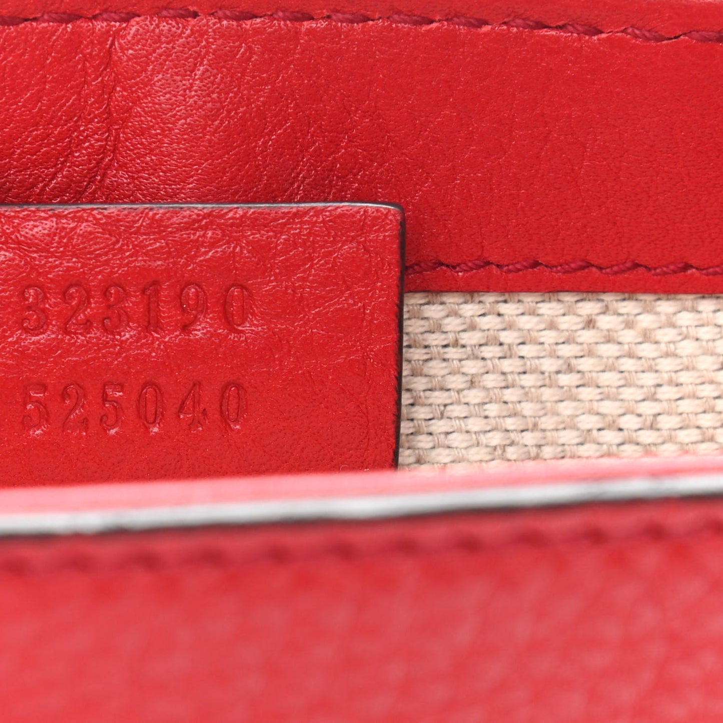 Pebbled Calfskin Small Soho Flap Crossbody Red