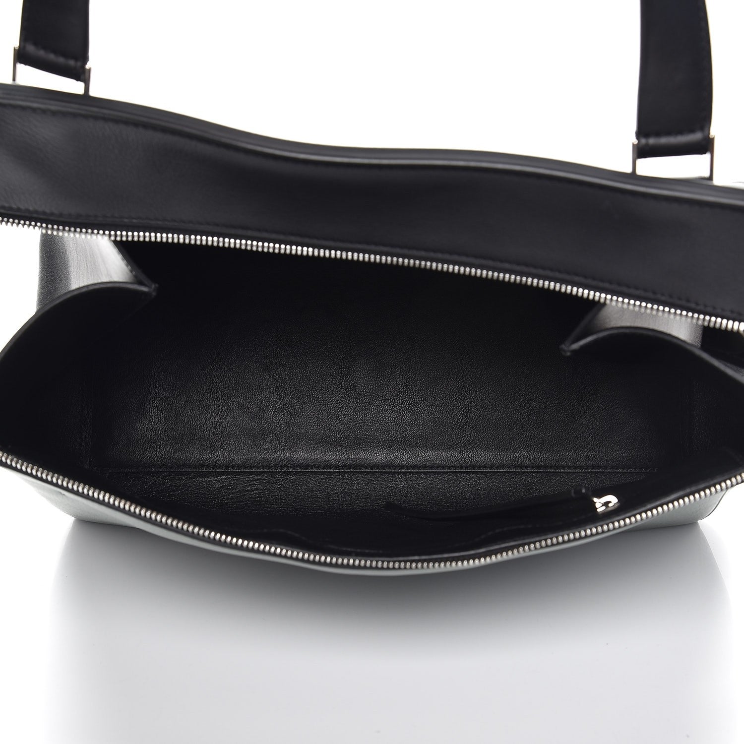 Celine Calfskin Large Bi-Color Edge Shoulder Bag Almond 5 of 8