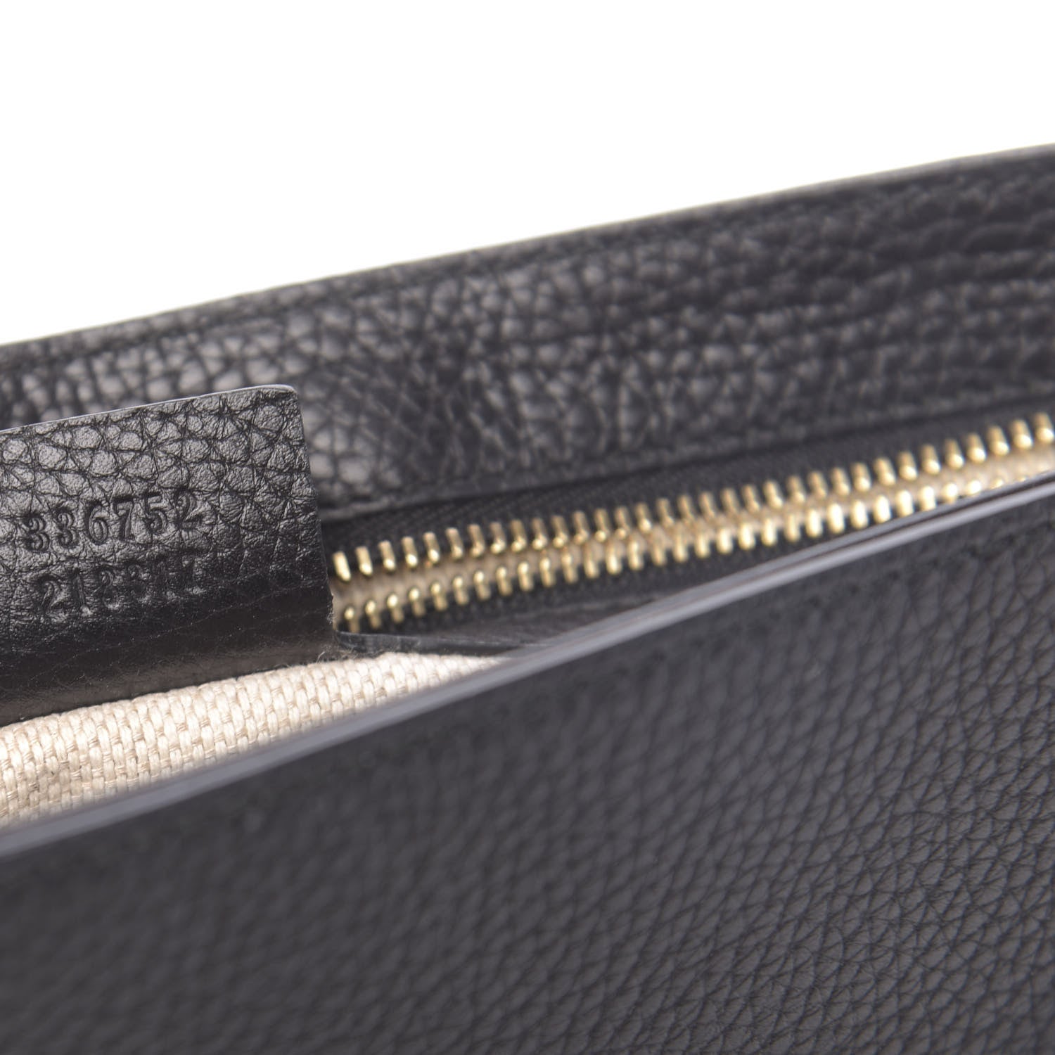 Gucci Pebbled Calfskin Medium Soho Flap Crossbody Black 11 of 22