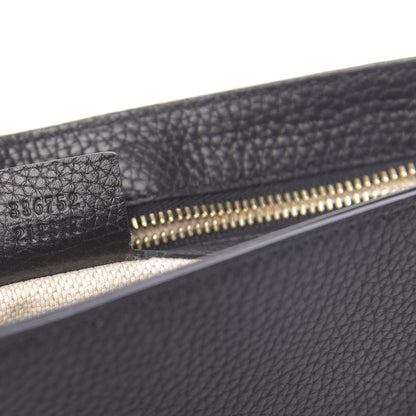 Gucci Pebbled Calfskin Medium Soho Flap Crossbody Black 11 of 22