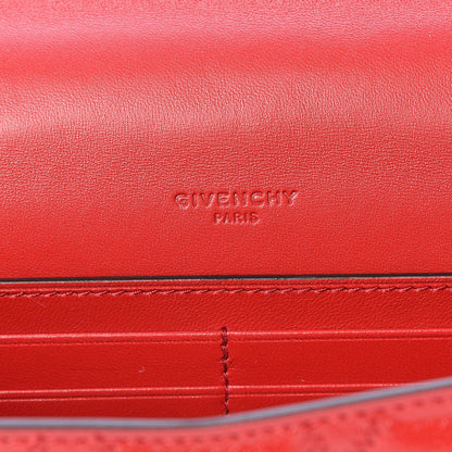 Givenchy Goatskin Quilted GV3 Strap Wallet Vermillon 7 of 12
