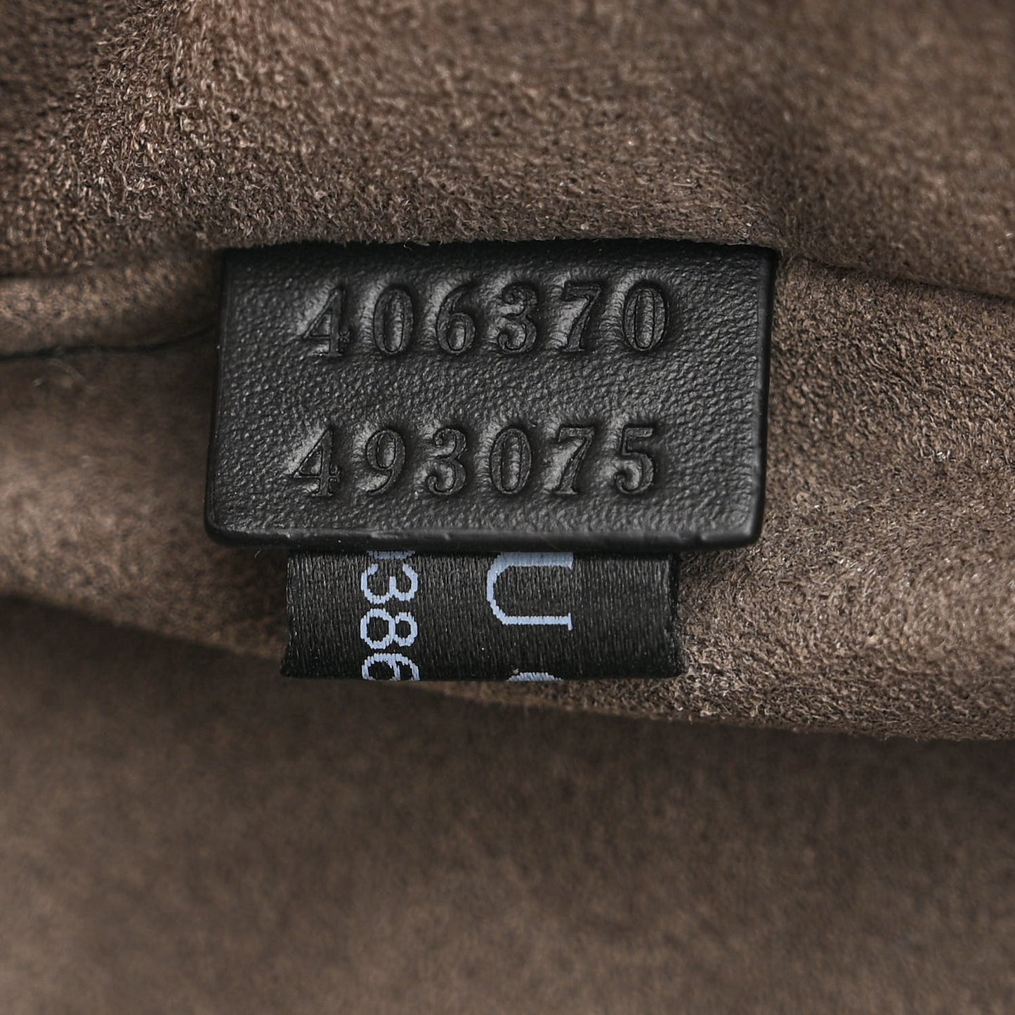GG Supreme Monogram Medium Backpack Black