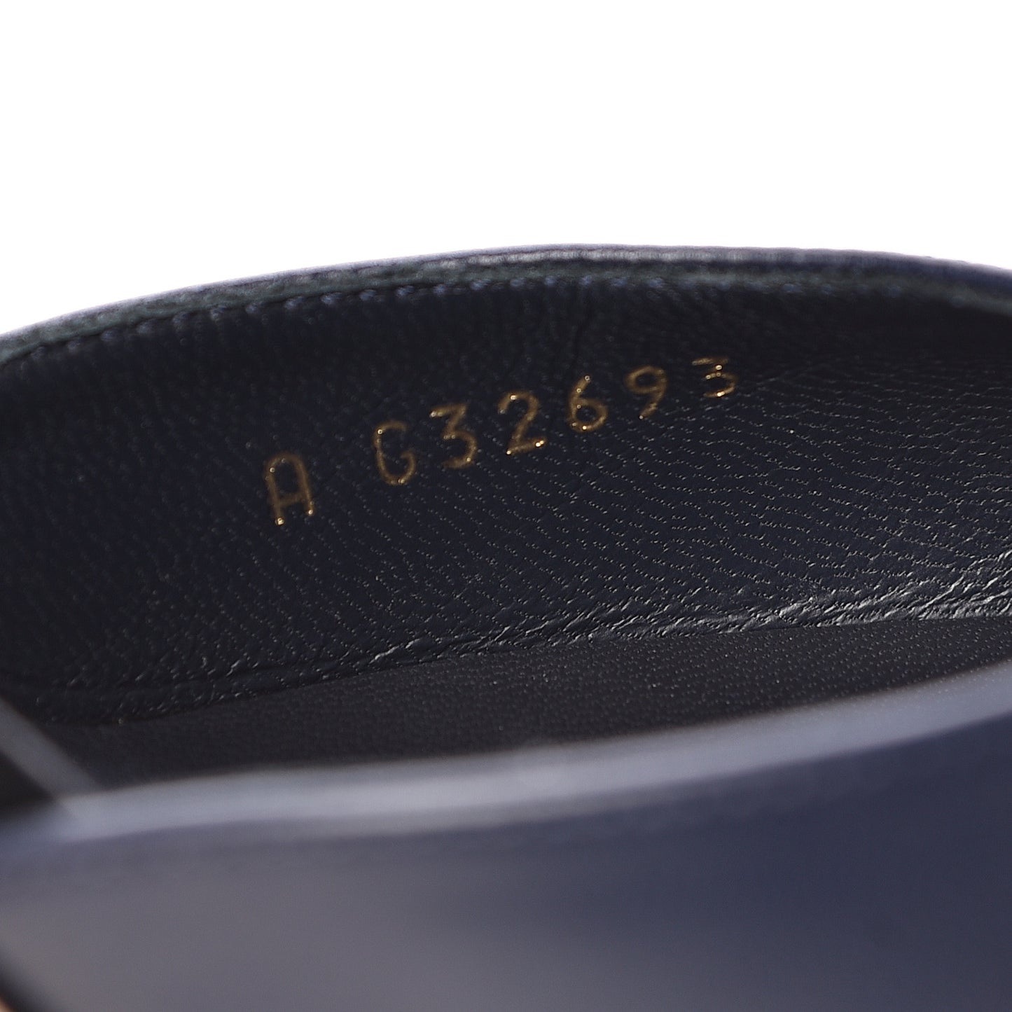 Lambskin Cap Toe CC Ankle Strap Pumps 37 Navy Black