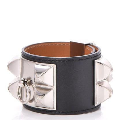 Hermes Chamonix Collier de Chien CDC Bracelet S Black 1 of 7