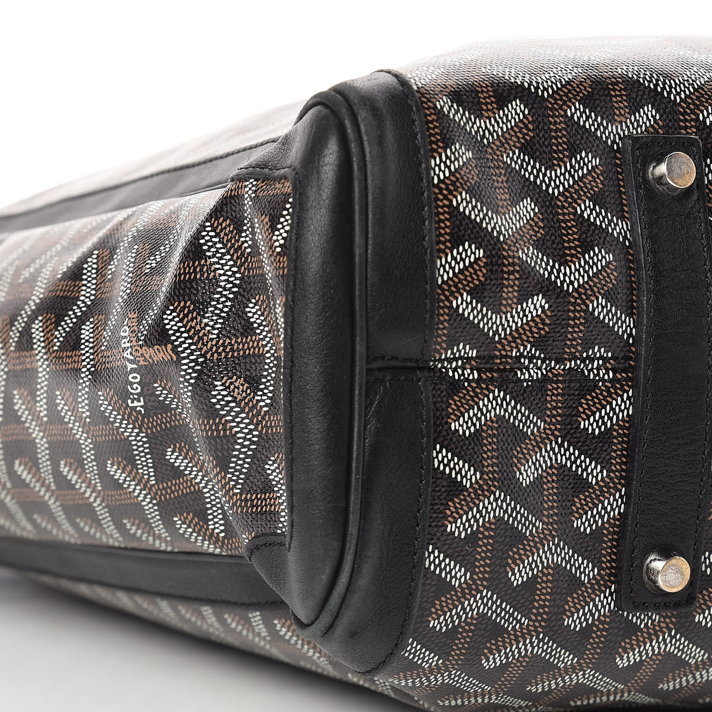 Goyardine Voltaire Tote Black