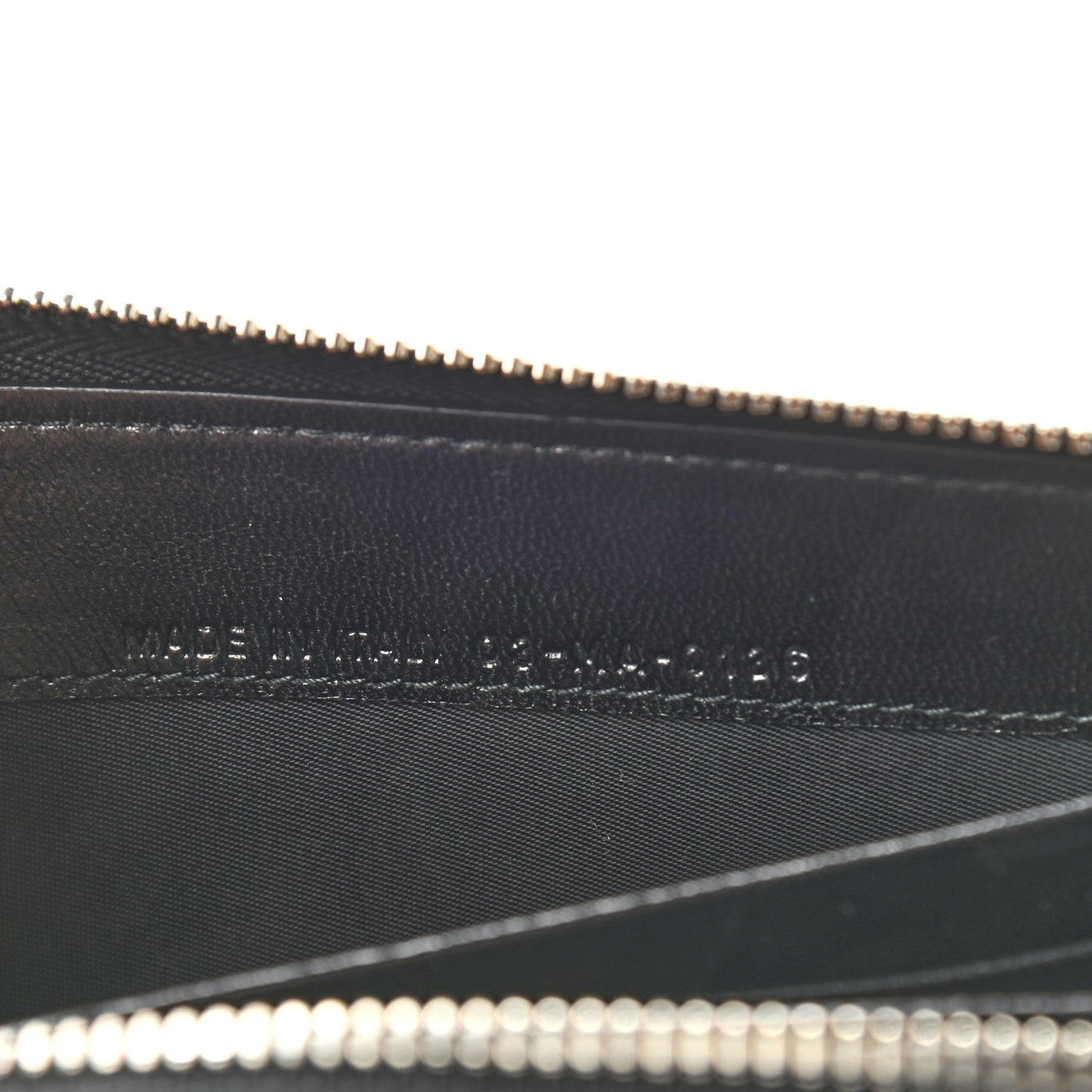 Lambskin Cannage Lady Dior Zip Wallet Black