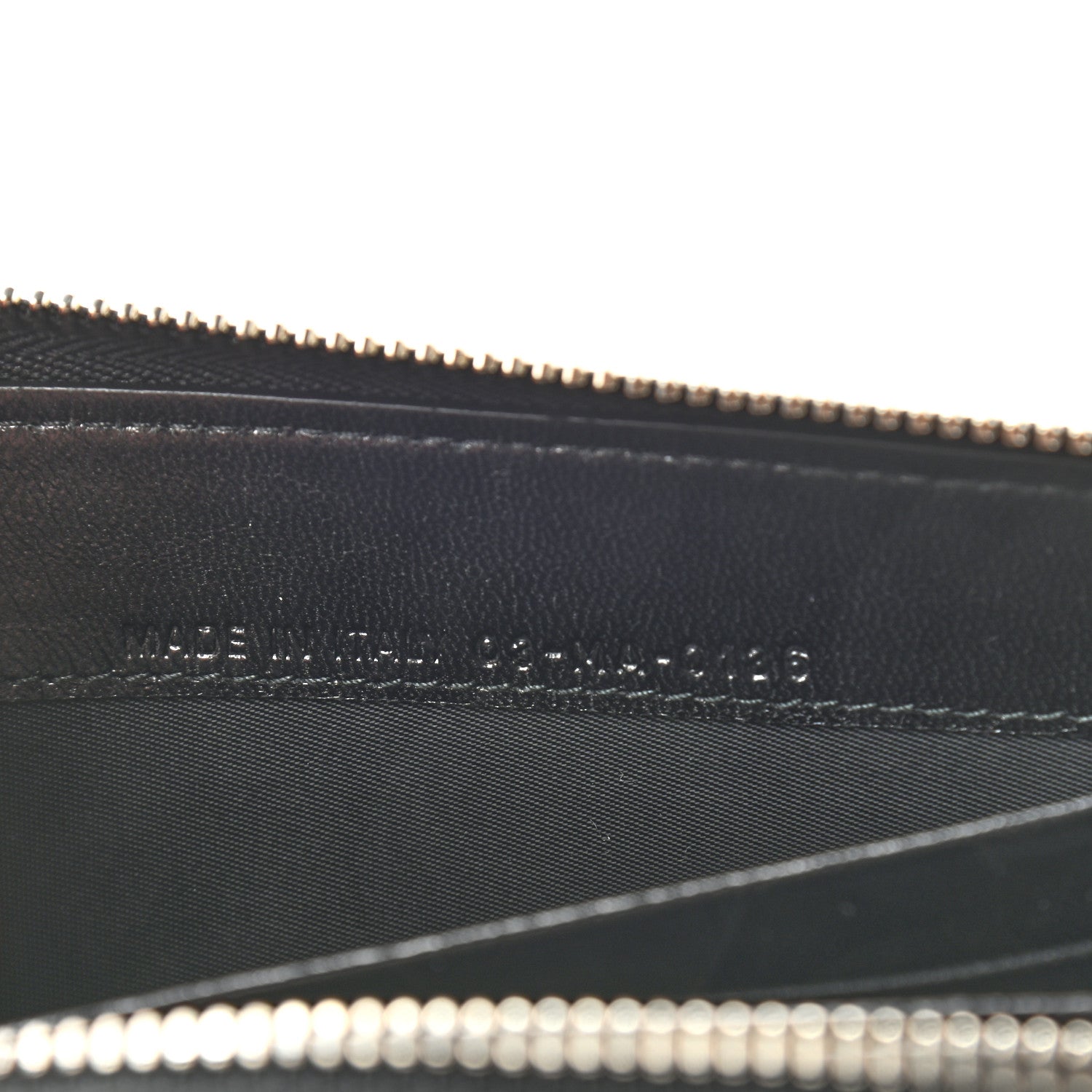 Christian Dior Lambskin Cannage Lady Dior Zip Wallet Black 7 of 7