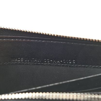Christian Dior Lambskin Cannage Lady Dior Zip Wallet Black 7 of 7