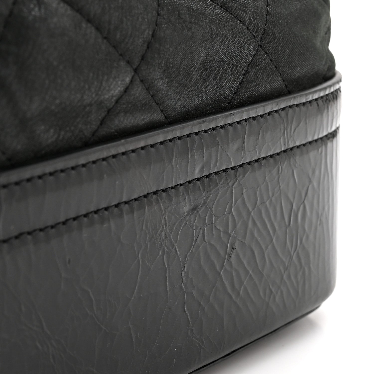 Chanel Iridescent Calfskin Quilted VIP Bowling Bag Black 13 of 13