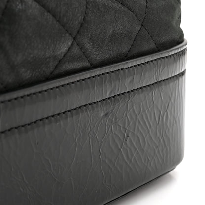 Chanel Iridescent Calfskin Quilted VIP Bowling Bag Black 13 of 13