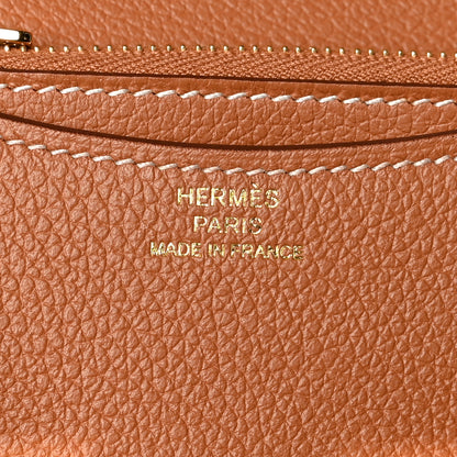Hermes Evercolor Constance Slim Wallet Gold 8 of 13