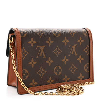 Louis Vuitton Reverse Monogram Dauphine Chain Wallet 3 of 8