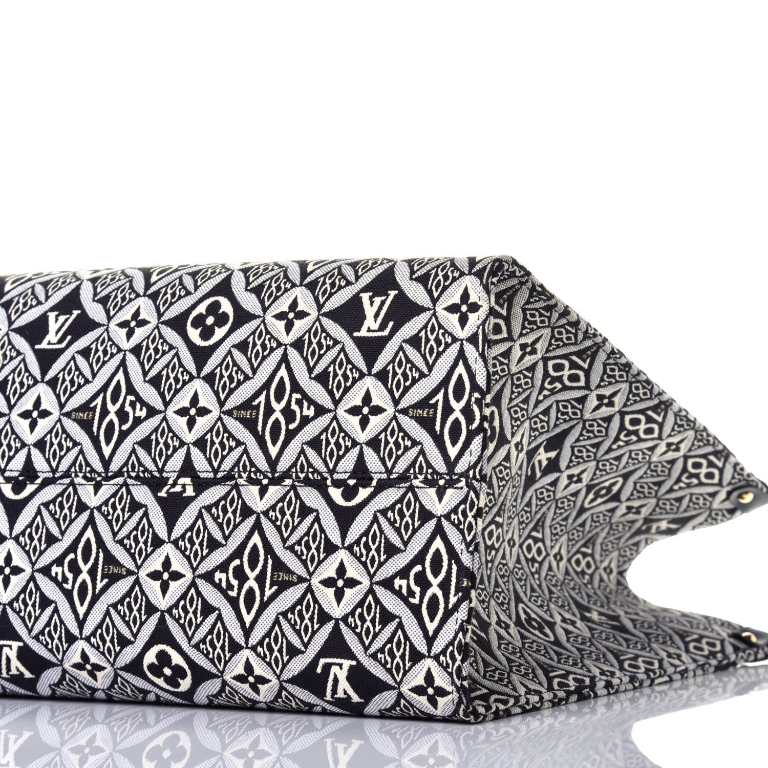 Louis Vuitton Jacquard Since 1854 Onthego GM Grey 9 of 10