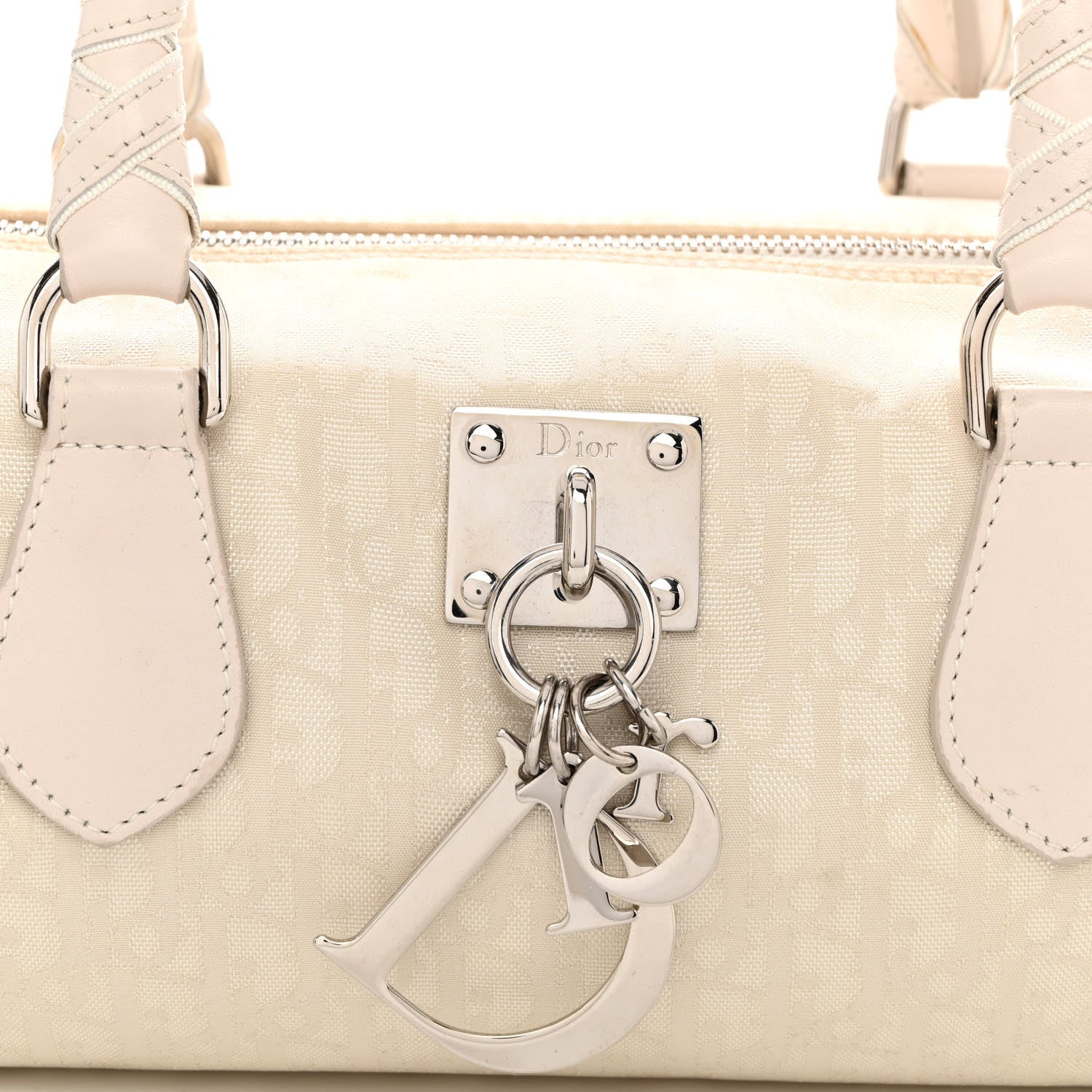 Christian Dior Monogram Lovely Mini Satchel White 8 of 12