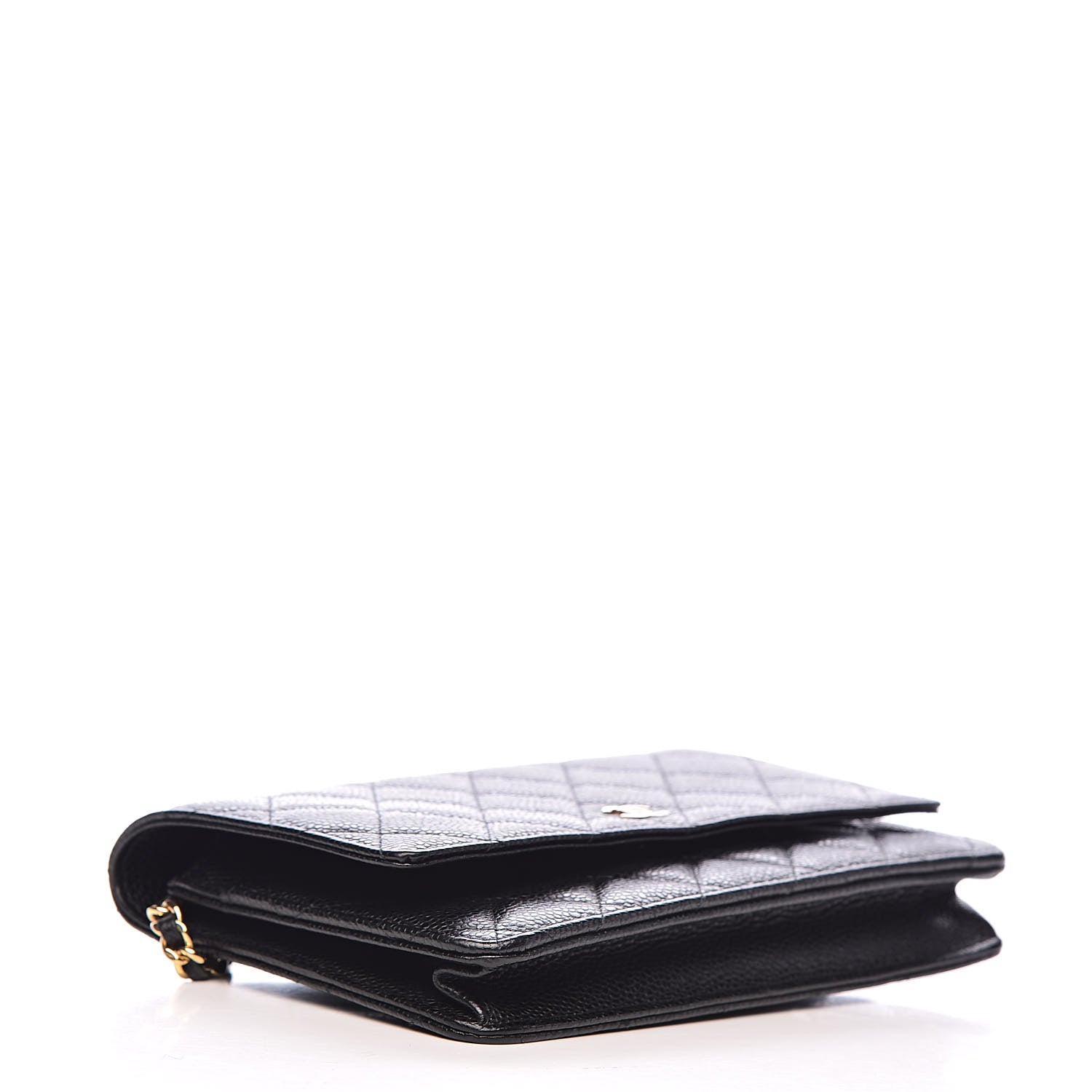 Chanel Caviar Quilted Wallet On Chain WOC Black 4 of 12