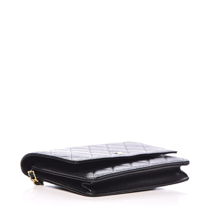 Chanel Caviar Quilted Wallet On Chain WOC Black 4 of 12