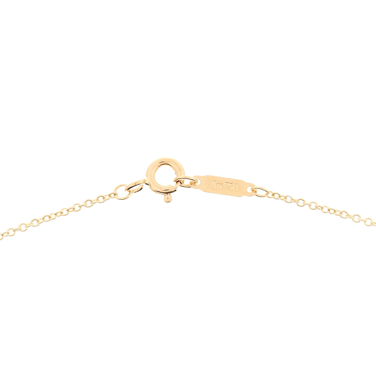 18K Yellow Gold Chain Necklace 16"