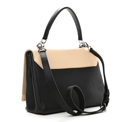 Louis Vuitton Soft Calfskin Lockme II Top Handle Vanille Black 3 of 8